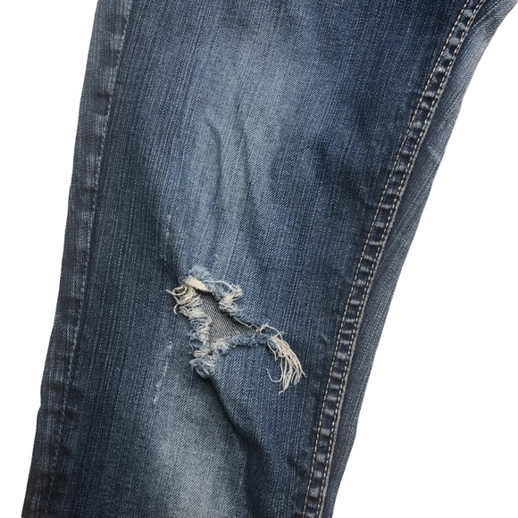 Vigoss Studio Low Rise Stretch Distressed Skinny Jeans - Picture 5 of 15